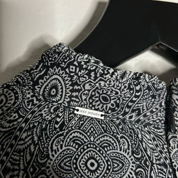 Ikks Gray Mandala Pattern Dress Size 34 * Flaw - Picture 13 of 16